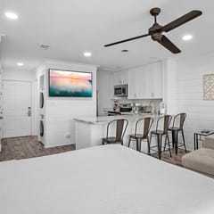 Modern Studio Condo with Balcony + 5 Pools & 9-Hole Golf | Sandpiper 8234