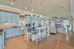 4BR Coastal Home w/Private Pool, East Pass Views & Pool Table | Evening Views - Image 4
