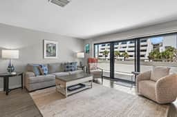 2BR Gulf View Condo with 40ft Balcony + Renovated Interiors | Aegean 206 - Image 4