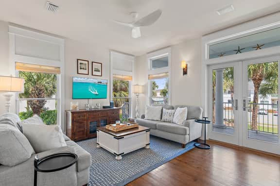 4BR Luxury Home with Heated Pool, Bunk Room + 4 Balconies | Island Blue - Image 4