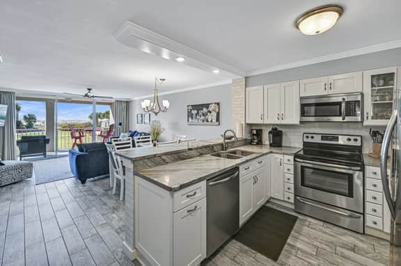 2BR First-Floor Condo with Private Patio + Pools & Bikes | Magnolia House 102 - Image 3