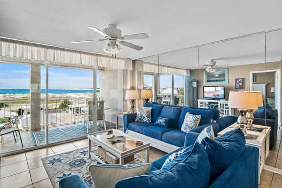 2BR Gulf-View Condo+Private Balcony+Pool & Beach Access | Magnolia House 304 - Image 2