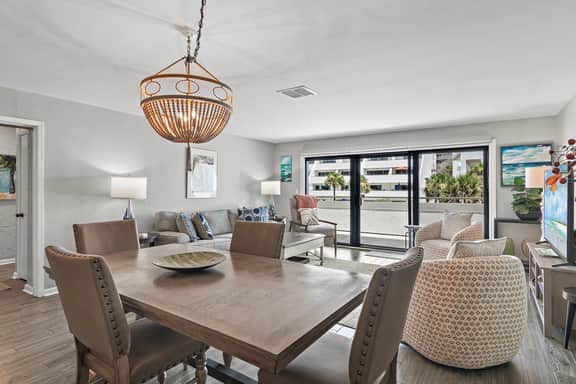 2BR Gulf View Condo with 40ft Balcony + Renovated Interiors | Aegean 206 - Image 5