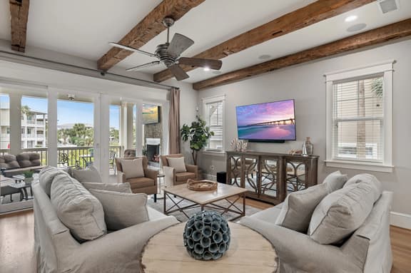 6BR Lakefront Beach Home with Private Pool + Bunk Suites | Living the Dream - Image 1