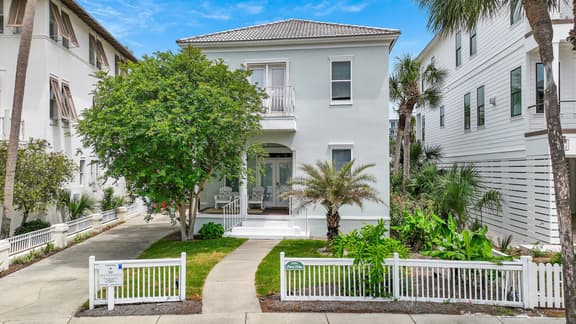 3BR Colorful Coastal Home with Private Pool + Bunk Room | Pura Vida - Image 1