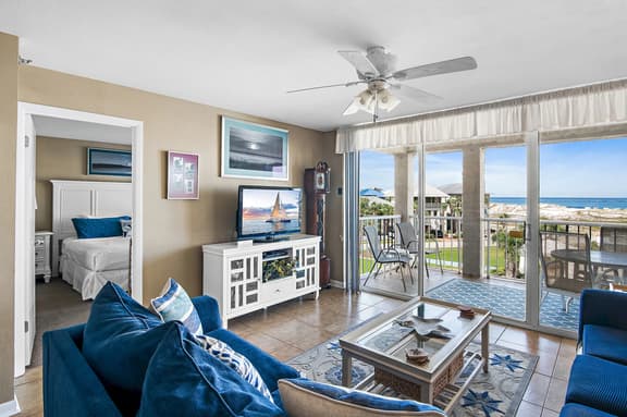 2BR Gulf-View Condo+Private Balcony+Pool & Beach Access | Magnolia House 304 - Image 1